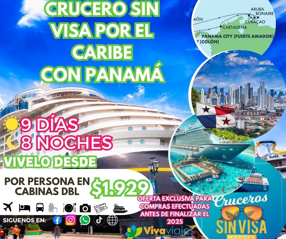 TU CRUCERO CARIBE DESDE PANAMÁ 2026