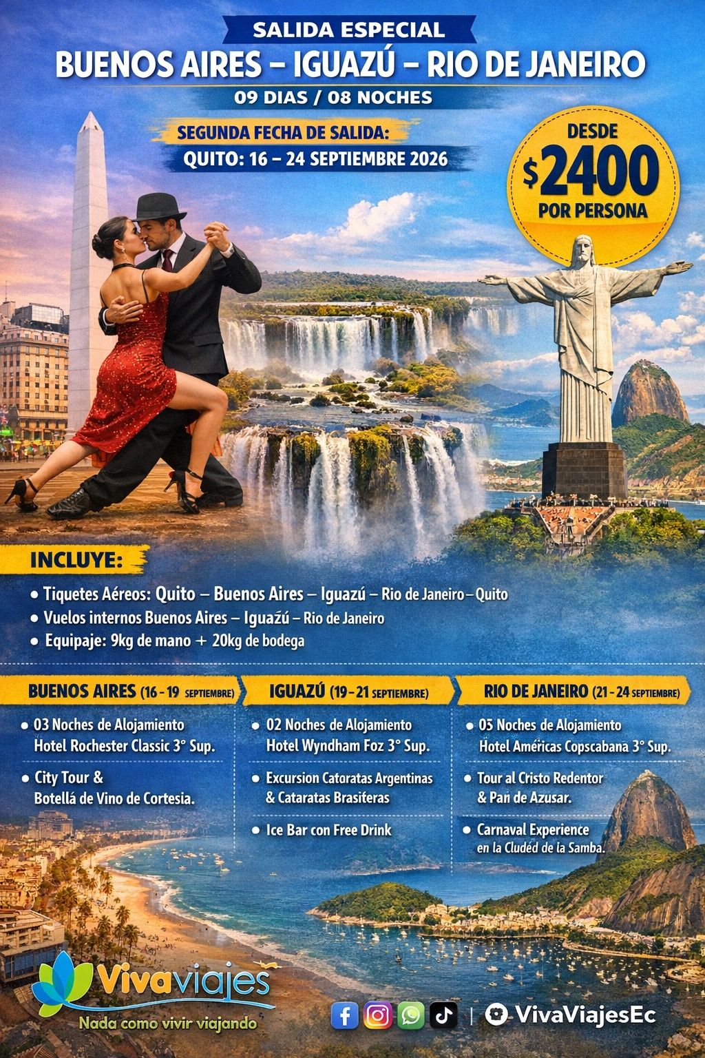 TANGO CATARATAS & SAMBA 2026